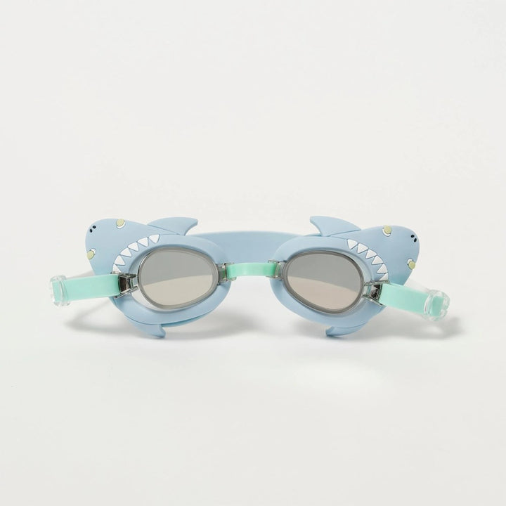 Sunnylife: Mini Swim Goggles Salty the Shark Aqua