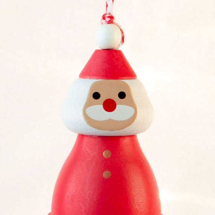 Wooderful Life: Bell Ornament Santa Claus