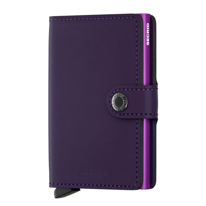 Secrid: Miniwallet Purple Matte Leather