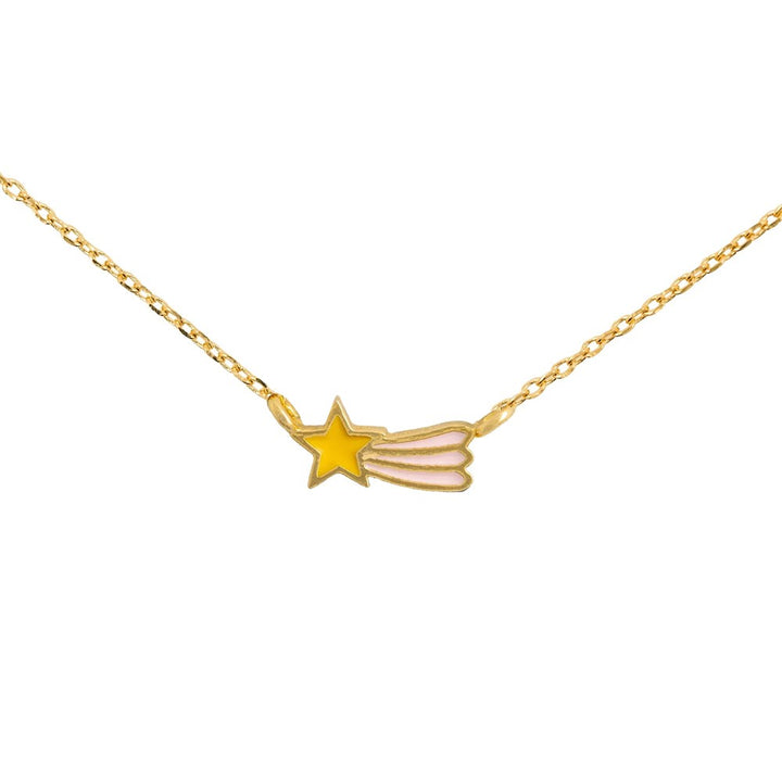 Short Story: Necklace Epoxy Shooting Star Gold