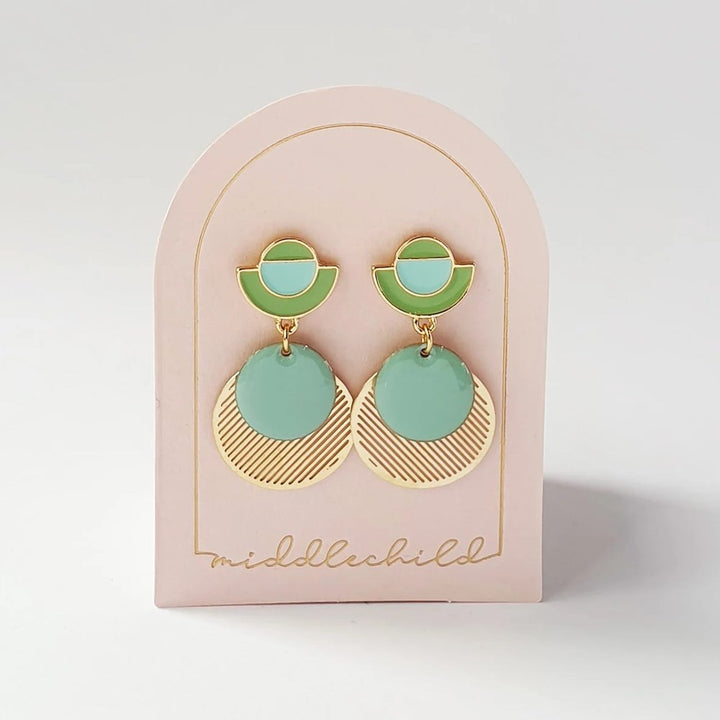 Middle Child: Sixpence Earrings Ballet Blue