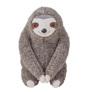 Live Heart:  Fluffy Animal Plush Sloth Large