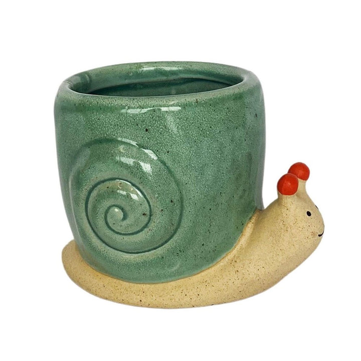 Urban Products: Snail Planter Blue Small