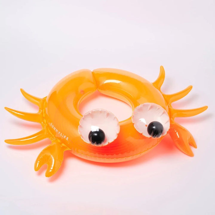 Sunnylife: Kiddy Pool Ring Sonny the Sea Creature Neon Orange