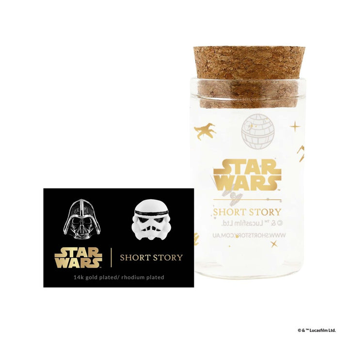 Short Story: Star Wars™ Earring Epoxy Darth Vader™ & Stormtrooper™