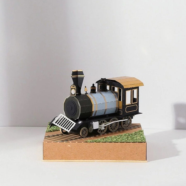 Paper Thought: Lasercut Paper Model Steam Train