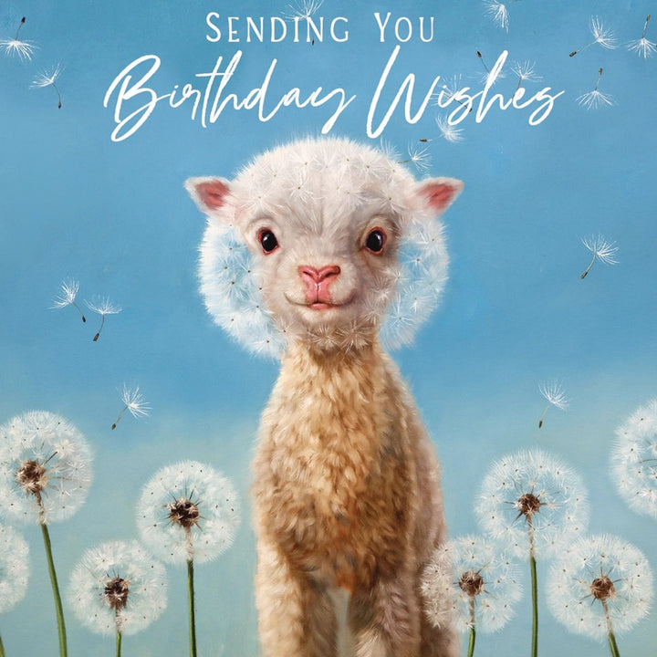 La La Land: Mini Card Birthday Wishes Lamb