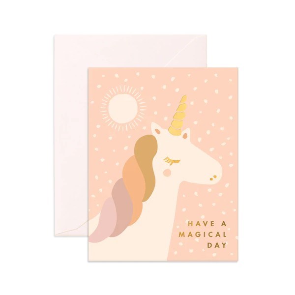 Fox & Fallow: Greeting Card Magical Unicorn