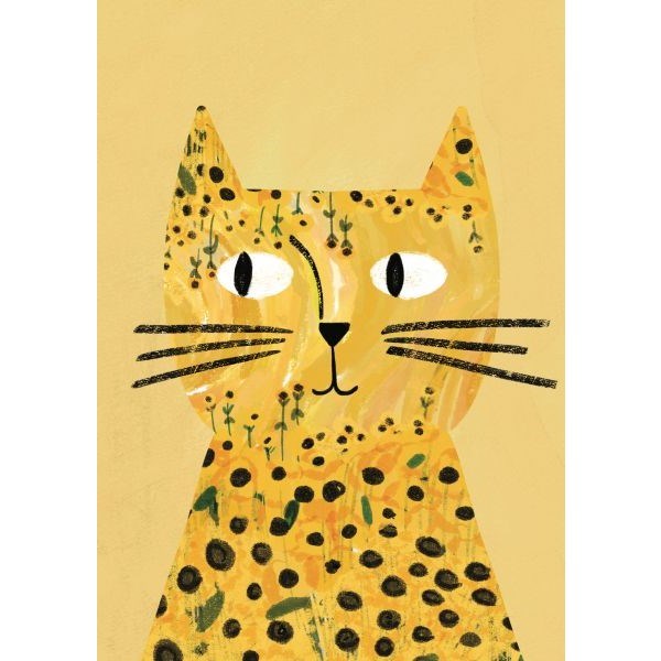 Niaski: Greeting Card Van Gogh Cat