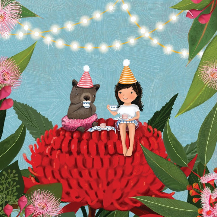 La La Land: Greeting Card Waratah Top Party