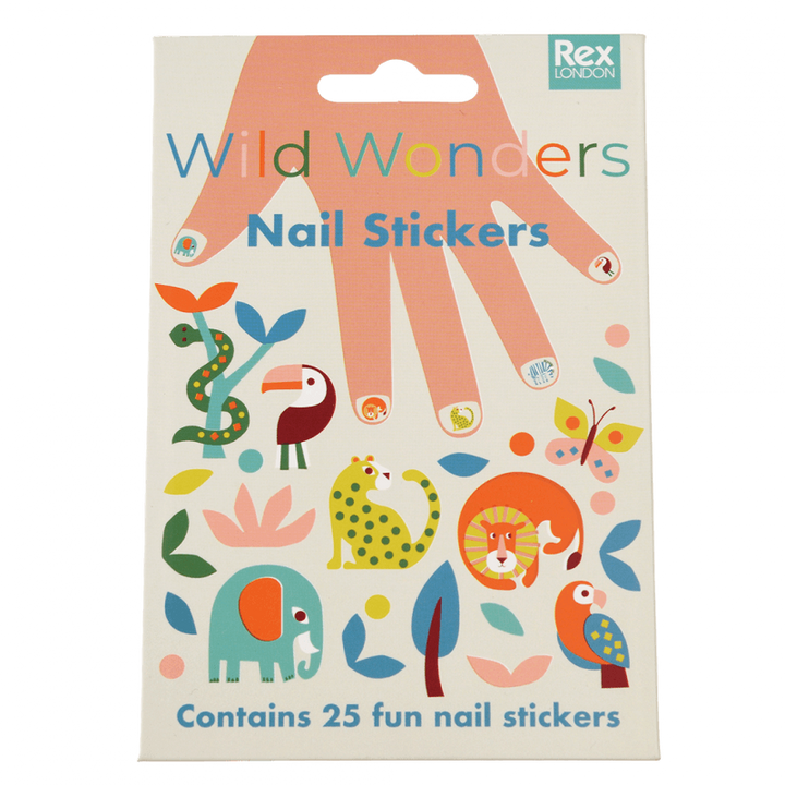 Rex London: Children's Nail Stickers Wild Wonders