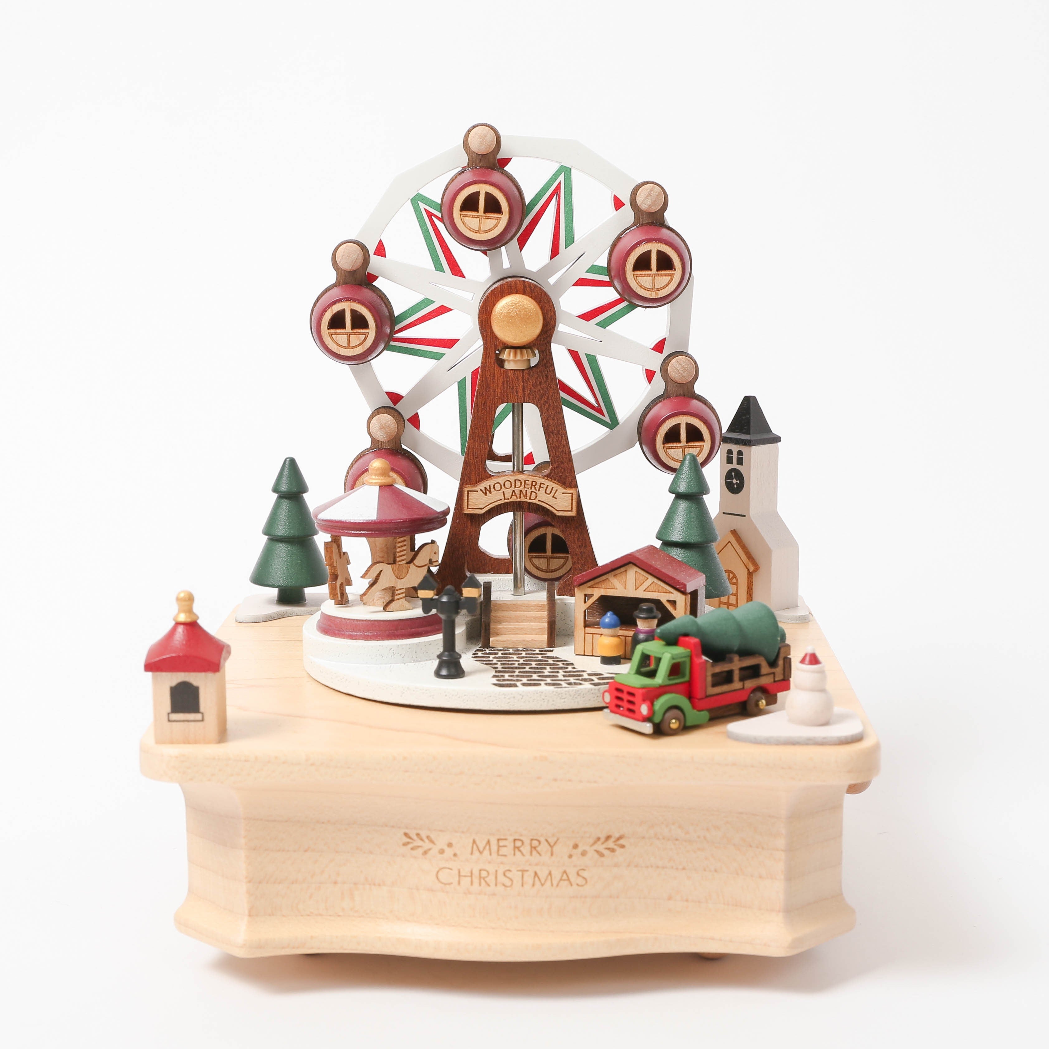 Wooderful Life: Music Box Xmas Ferris Wheel