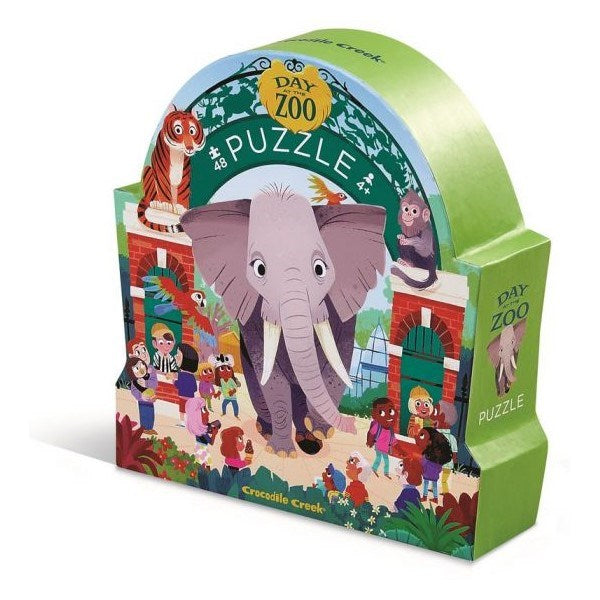 Crocodile Creek: 48pc Puzzle Museum Zoo
